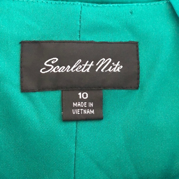 Green dress size 10 - Picture 3 of 4